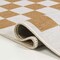 Jonathan Y Ainsley Modern Cottage Checkerboard Non-Slip Machine-Washable Gold/Cream 8 ft. x 10 ft. Area Rug WSH126B-8 - alternate 3