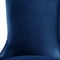 Homeroots Set of Two Tufted Navy Blue and Espresso Upholstered Velvet Dining Side Chairs 543528 - alternate 5