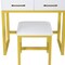 Homeroots 31" White Wood Lighted Two Drawer Dresser 714254 - alternate 2