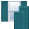 Ekena Millwork True Fit PVC, Two Equal Louver Shutters, Antigua, 18W x 32H, PR TFP101LVF18X032AN - alternate 1