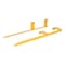 Vestil Steel Pallet Master Fork Extensions 7in W x 48in L x 2in H Yellow PM-FE-7-48 - alternate 4