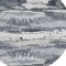 Homeroots 8' Gray And Silver Round Abstract Washable Indoor Outdoor Area Rug 612511 - alternate 3