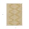 Homeroots 10' X 14' Gold And Ivory Geometric Washable Indoor Outdoor Area Rug 598573 - alternate 2