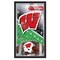 Holland Bar Stool Co Wisconsin 15" x 26" Football Mirror MFtblWiscon - alternate 1