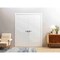 Vdomdoors Interior Solid French Double Doors 36 x 80 inches / Mela 0755 Painted White / Wood Interior Solid P MELA0755DD-BEM-36 - alternate 1