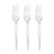 Smarty Had A Party Clear Plastic Disposable Forks (1000 Forks), 1000PK 420F-CL-CASE - alternate 5
