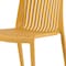 Homeroots Set of Two Gold Heavy Duty Plastic Outdoor Stacking Accent Chairs, 2PK 565231 - alternate 3
