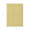 Homeroots 9' X 12' Yellow Gold And Ivory Floral Washable Indoor Outdoor Area Rug 582354 - alternate 4