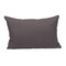 Homeroots 12" X 18" Gray Cotton Throw Pillow 529180 - alternate 4