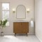 James Martin Vanities Laurent 36" Single Vanity, Honey Oak w/ 3 CM Carrara Marble Top 545-V36-HNO-3CAR - alternate 5