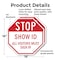 Signmission Stop Show Id All Visitors Must Sign, 18 inch X 18 inch, Plastic Sign, 2PK OC-P-2PACK-18-191 - alternate 4