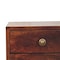 Homeroots 22" Walnut Solid Wood Square Two Drawer Nightstand 651540 - alternate 4