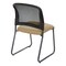 Office Star Products ProGrid Titanium & Black Visitors Chair, Sled Base, Dillon Brown 86725R-R104 - alternate 2