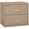 Fireking 2 Drawer, 1 Hr Fire & Impact Rated, 31" Wide Lateral Taupe 2-3122-CTA - alternate 1