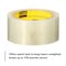 Scotch Carton Sealing Tape, 3.1 mil Thick, 48 mm W x 50 m L, 3 in Core Dia., Clear, 36 PK 375+ - alternate 4