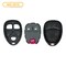 Aks Keys 2006 - 2011 Buick Chevrolet Pontiac Saturn Remote Control Shell 3B Compatible with FCC# KOBGT04A RS-CHEVR-28 - alternate 2