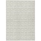 Homeroots 5' X 8' Ivory And Beige Geometric Washable Indoor Outdoor Area Rug 613778 - alternate 3
