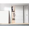 Sartodoors Sliding Closet Bypass Doors, Planum 0020 White Silk, Sturdy Rails Moldings Trims Hardware Set, Wood PLANUM0020DBD-WS-6084 - alternate 1