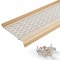 Waterlock Micromesh 6" K-Style & Box Gutters Aluminum/SS Gutter Guard, Cream, 1ft Sample WM-6KS-001-CRM - alternate 1