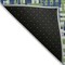 Homeroots 3' X 5' Navy Blue Green And Ivory Abstract Washable Indoor Outdoor Area Rug 602575 - alternate 4