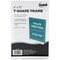 Nudell Stand-Up Sign Holder, 4"x6", Plastic, Clear NUD38046Z - alternate 2