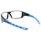 General Electric 04 Series Impact-Resistant Safety Glasses Clear Lens Black/Blue Frame 1 pk GE104C - alternate 2