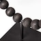 Homeroots Petite Black Beaded Sculpture 392495 - alternate 3