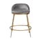 Baxton Studio Aarush Counter Stool with Hand-Forged Metal Frame 270-14728-ZORO - alternate 6