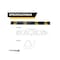 Traffic Kontrol Parking Wheel Stop Block Curb Kit, Rubber, 4 in Height, 72 in Length, 28 lbs TK-PS-6-BKYW-B-KIT - alternate 4