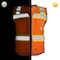 Dome75 Safety Vest, Polyester, Reinforced Front Zipper Closure Closure, HiVis Orange/HiVis Yellow Contrast OV6123 - alternate 3