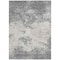 Homeroots 9' X 12' Gray And Beige Abstract Washable Indoor Outdoor Area Rug 599500 - alternate 3
