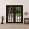 Vdomdoors Front Exterior Prehung Metal-Plastic Double Doors Clear Glass / MANUX 8151 Matte Black / Office Com MANUX8151DEXD-BLK-W72xH80-LH-I - alternate 3