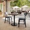 Flash Furniture 30" x 24" Tabletop, Seamless Surface Technology, Dark Brown with 18" Round Black Table Height Base ST-REC2430-WBR-TR18-GG - alternate 6