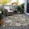 Homeroots 5' X 8' Brown Beige And Olive Green Botanical Leaves Washable Indoor Outdoor Area Rug 618395 - alternate 4