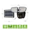 Cooper Lighting HALO Solar Flood Floodlight, 100 W, 1500 Lumens, 4000 K Color Temp, Polycarbonate Fixture, White Fixture SLFS15AM2B - alternate 3