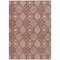 Homeroots 5' X 8' Orange Beige And Gray Floral Medallion Washable Indoor Outdoor Area Rug 614624 - alternate 5