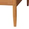 Baxton Studio Malaya Modern Oak Brown Wood Full Daybed with Scalloped Edges 256-14023-ZORO - alternate 6