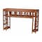 Bali & Pari Wahid Marbled Tortoise Natural Rattan Console Table 268-14748-ZORO - alternate 1