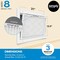 Simply 12.5x21x1 Merv 8, Pleated Air Filter, High Capacity, 4PK S-08-04-125211 - alternate 4