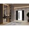 Vdomdoors Front Exterior Prehung Steel Door Ronex0144 Grey 2 Sidelight Exterior Windows Sidelites Entry Metal RONEX0144EXD-GRE-W16+36+16 X H80-LH-I - alternate 2