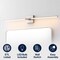 Jonathan Y McKenna 32" Modern Minimalist Dimmable Integrated LED Metal Wall Sconce, Nickel JYL7040E - alternate 4
