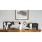 Homeroots Set of Four Black and White Farm Animal Polyresin Tabletop Candleholders, 4PK 517644 - alternate 4