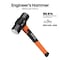 Groz Usa 14" Fiberglass Handle Engineer's Hammer, 4 lb. Head EH/FG/4/14 - alternate 1