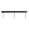 Jonathan Y Apollo 33.5" 3-Light Mid-Century Modern Iron Adjustable Linear LED Pendant, Black/Brass Gold JYL6134A - alternate 5
