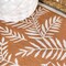 Jonathan Y Nevis Palm Frond Orange/Cream 3 ft. x 5 ft. Indoor/Outdoor Area Rug SMB119E-3 - alternate 4
