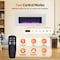 Edendirect 50-in W White Wall mount LED Flat wall Electric Fireplace with Remote Control Included ZR-WM50-WH - alternate 5