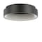 Jonathan Y Ring 17.7 in. Integrated LED Metal Flush Mount Ceiling Light, Black JYL7206B - alternate 6