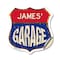 Signmission James's Garage, 18 Inch X 18 Inch, Vinyl Decal SHI-D-18-383-JAMES - alternate 1