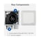 Panasonic Whisper Thin 80/100 CFM 0.5/0.9 Sones 120V Auto Bath Exhaust Fan with LED Light RG-T810LHA - alternate 4