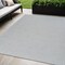 Homeroots 5' X 7' Cream and Beige Striped Distressed Indoor Outdoor Area Rug 558728 - alternate 4